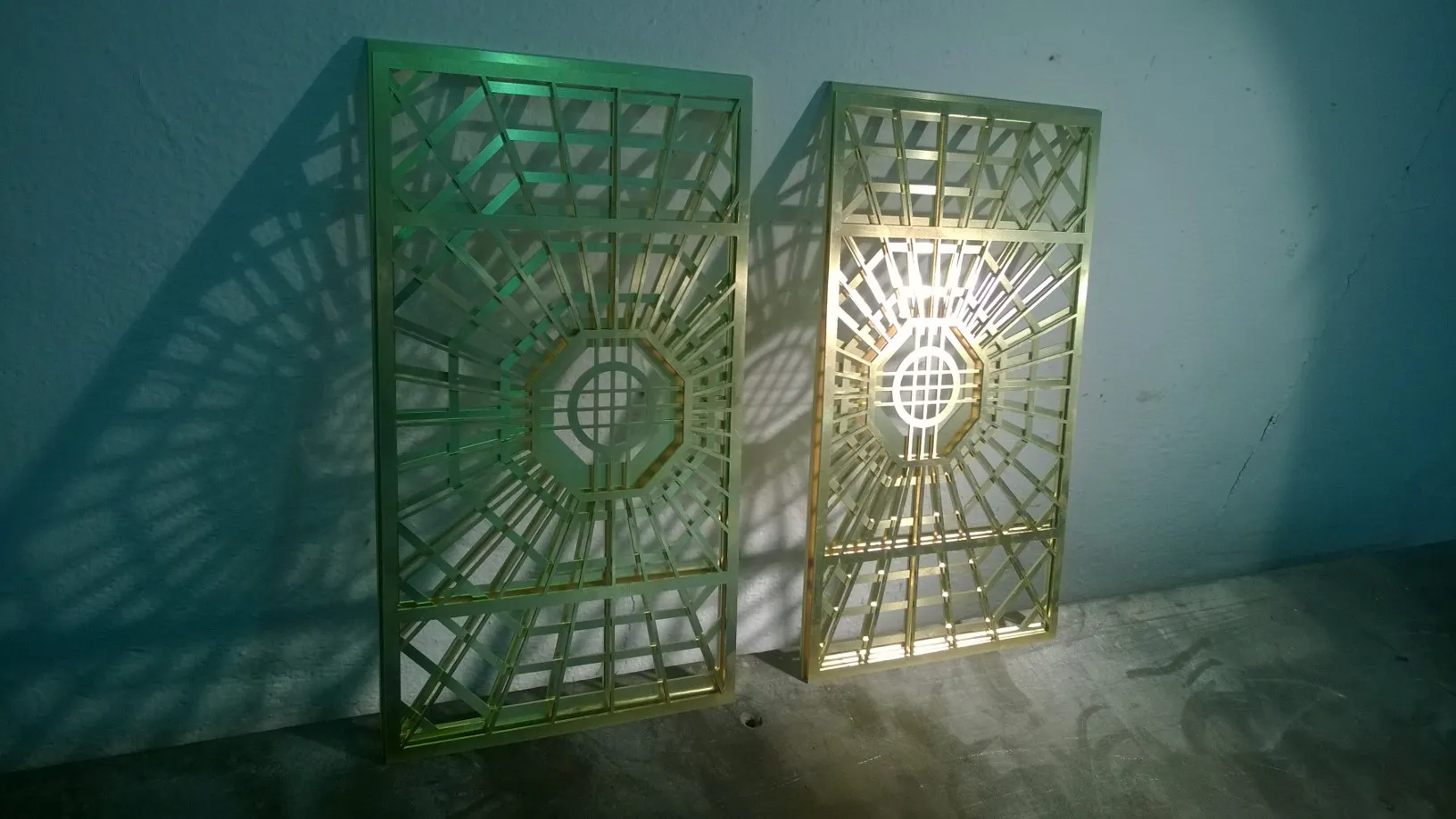Laser Cut Brass Plates