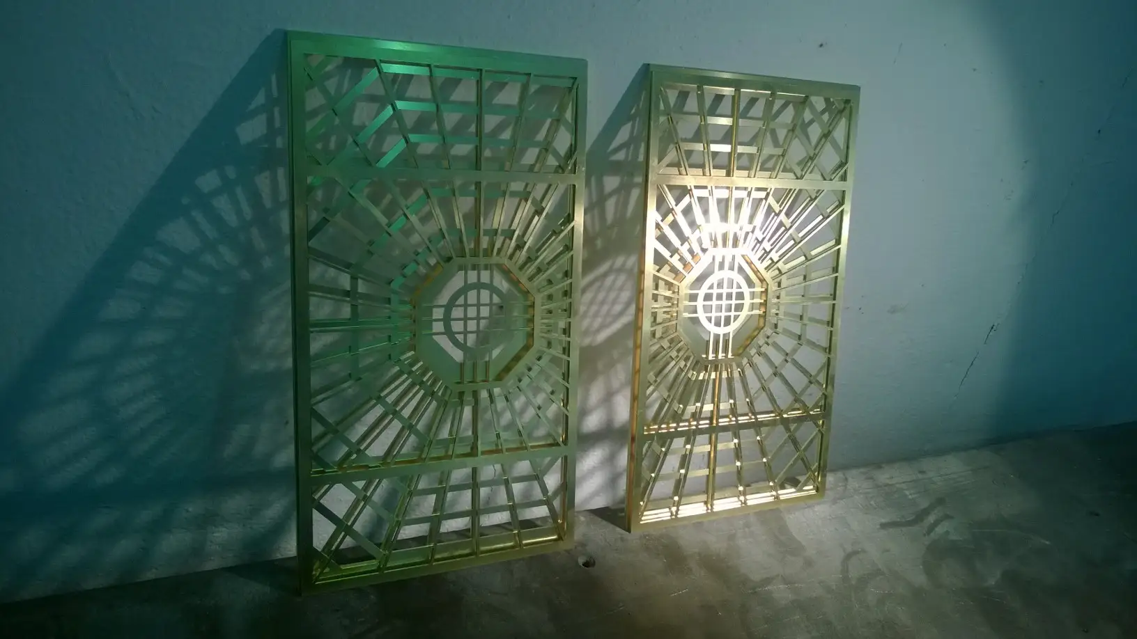Laser Cut Brass Plates