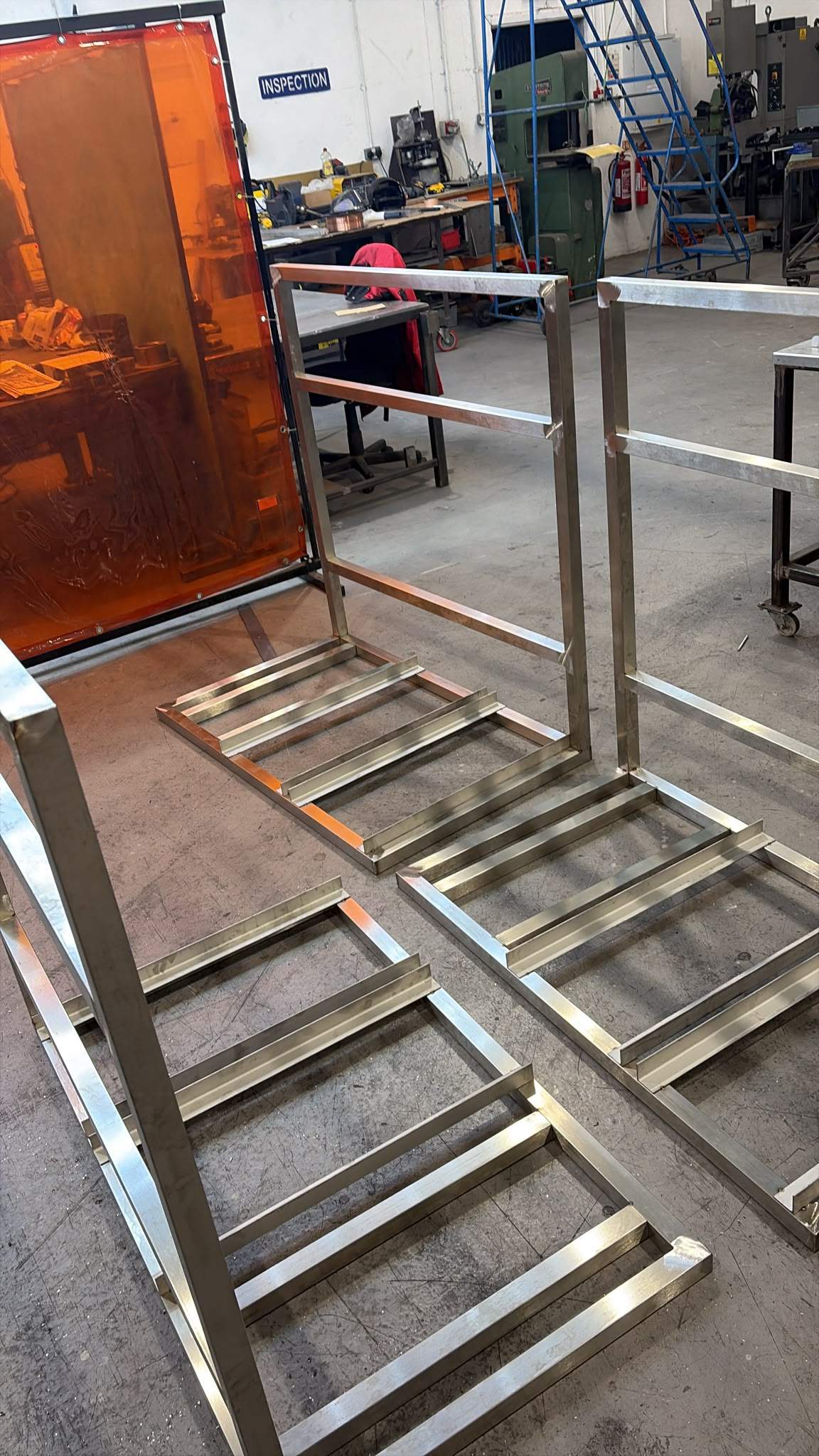 Stainless Steel Frameworks - TIG Welded at Wheeler Fabrications, Birmingham