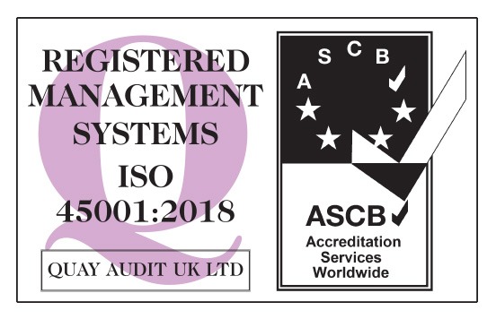 ISO 45001 certificate - Health & Safety