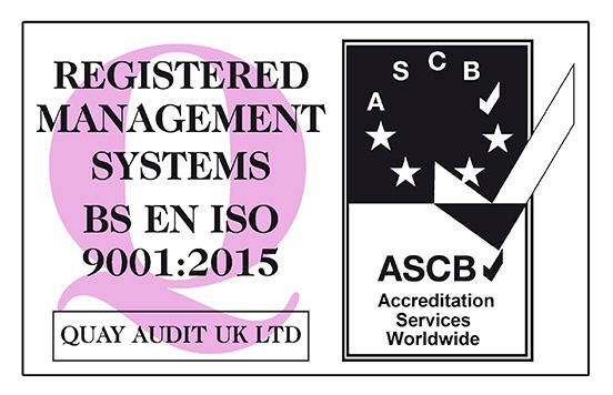 ISO 9001 certificate - Quality Management